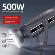 LATZZ 500 W Fotografie-Fülllicht, kontinuierlicher Ausgang, COB-LED-Studio-Videoleuchte für Live-Streaming und Videoaufnahmen