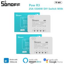 SONOFF POW POWR3/Powr316/POWR316D 16A Smart Power Meter Switch Wifi Remote intelligent Switch With Alexa Google Home eWelink App