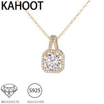 S925 Silber Moissan ite Halskette, modischer und leichter Luxus, geeignet für den täglichen Gebrauch, Hochzeiten, Bankette, Weihnachts geschenke