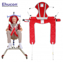 Ehucon-arnés para pacientes, eslinga de higiene, polipasto médico, cómoda de transferencia para ancianos, ayuda para el baño con soporte para la cabeza SWL 230kg