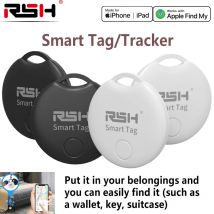 RSH smart Tracker Work For Apple Find My APP Smart Bluetooth GPS Tracker/Tag Anti Lost Reminder Locator Key Finder