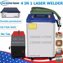 2000 W Raycus Laserschweißgerät Faserlaserschweißgerät 1500 W 4-IN-1 Relfar Wackelkopf für Metallschweißungen Reinigen Schneiden