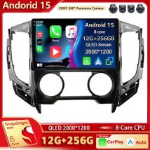 Android 15 Auto Radio Multimedia-Player Für Mitsubishi Pajero Sport 3 L200 2015-2019 Auto Carplay Auto Stereo DSP wifi + 4G Ai stimme
