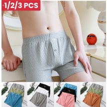 1/2/3 pcs Aro Hosen mit Gewinde Herren Stretch Baumwolle Unterwäsche bequem und locker plus Größe Home Wear Flat Angle Schlaf hose