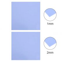 100 x 100 mm selbstklebende, leitfähige Kühlkörper-Gipsplatte für Computer, CPU, Grafik, Chip, Kühlung, Silikonfett, Wärmeleitpad
