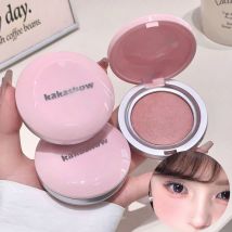 Kakashow Einfarbiges Rouge, seidig, matt, zartes Puder, natürliches rosa Rouge für Gesichts-Make-up