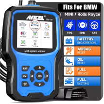 ANCEL BM700 Pro Battery Registration Tool Fits for BMW Diagnostic Injector Coding Car Full System OBD2 Scanner Auto Code Reader