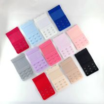 1 STÜCK BH-Extender Strap Extension 3 Haken 3 Reihen Candy Color Intimates Verstellbare Gürtelschnalle Ersatz-BH-Extender für Frauen