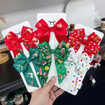 2Pcs Süße Kinder Weihnachten Haarnadel Haar Bögen Clips Set für Baby Mädchen Party Jubeln Kopfbedeckungen Schmücken Neue Haar Zubehör geschenk