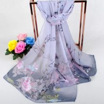 Frühling Neue Lucky Bird frauen Chiffon Lange Seidenschal Kopftuch Schal Strand Schal Kleines Geschenk