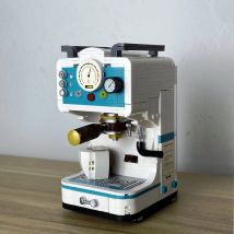 Set di blocchi da costruzione per macchina per il pane e il caffè retrò: giocattolo creativo, modello di simulazione per adulti, regalo per caffè, regalo unico per uomini e donne