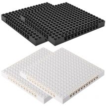 Commercio all'ingrosso Pixel Art Building Block Piastra inferiore 65803 Mattoni 16X16 Piastra base Parte compatibile 98138 Pixel Piccole particelle Giocattolo regalo