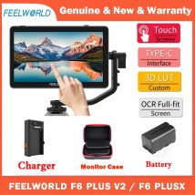 FEELWORLD F6 Plus V2 6 Cal w aparacie DSLR Monitor zewnętrzny Monitor z ekranem dotykowym z HDR 3D Lut IPS FHD 1920x1080 fokus wideo Assis