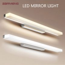 Moderna semplicità moda lampada da parete a LED specchio A prova di umidità Apparecchio di illuminazione antiappannamento bagno interno camera da letto Applique in acrilico