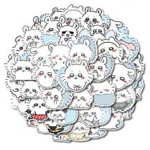 Chiikawa 54pcs Stickers ちいかわFlying Squirrel モモンガ Cute Cartoon Super Cute Momoka Desktop Mobile Phone Notebook Waterproof Sticker