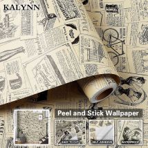 Vintage-Kontaktpapier, viele Typen, selbstklebende Tapete zum Abziehen und Aufkleben, abnehmbare Aufkleberrolle für Möbel, Regal, Schubladeneinlage