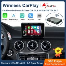 CarPlay inalámbrico superior de carretera para Mercedes Benz Clase A B W176 W246 CLA GLA