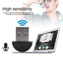 Microfono Mini microfono portatile USB Mini Studio microfono vocale registrazione Audio MIC Adapter per Computer PC