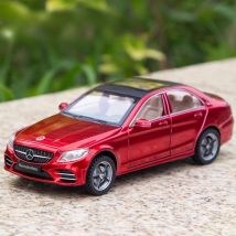 Maßstab 1:32 C260L S400L Spielzeugauto Modell Legierung Diecast Simulation Musik Licht Zurückziehen Spielzeug Miniatur Fahrzeugmodelle Jungen Geschenke