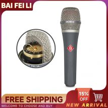 BAIFEILI M80 Professional Condenser Microphone With Cardioid 34mm Large Diaphragm Capsule for Studio Recording Live Performances