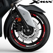 Per XMAX 150 250 300 xmax300 xmax250 xmax150 adesivo riflettente per ruote moto Scooter Rim decalcomania Accessori Strip Tape