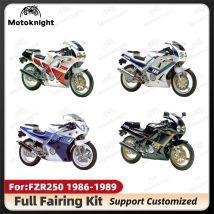 Motorrad-Verkleidungs-Panel-Kit, passend für Yamaha FZR250R FZR 250 1986 1987 1988 1989, Zubehör, komplette Karosserie, komplette Verkleidungs-Kits