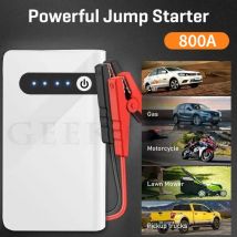 GKFLY 800A arrancador de batería de coche 12V gasolina diésel dispositivo de arranque Cables portátil 12000mAh banco de energía cargador de batería de coche Buster