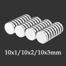 10 x 1/10 x 2/10 x 3 mm Scheibenmagnet – geeignet für Heimwerker-, Lageridentifikations- und Befestigungsdiagramme, stabil und nicht leicht auszuziehen