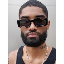 Classic Rectangle Sunglasses for Men Trendy Vintage Small Square Sunglasses 90 ’Fashion Brand Shades Gafas De Sol Mujer