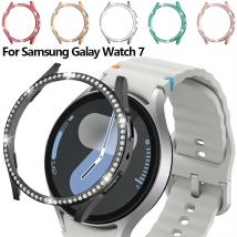 Gehäuse für Samsung Galaxy Uhr 7 Schutz 44mm 40mm Zubehör Diamant Hart PC Hohl Allround Stoßstange Galaxie Uhr 7 Abdeckung