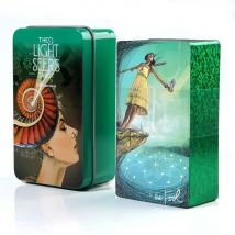 Scatola di latta di alta qualità che imballa la carta dei tarocchi Light Seers e le opzioni delle carte dei tarocchi dell'avventur Time Divinazione del destino Festa in famiglia