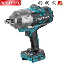 ONEKFYFD 2100N.M Avvitatore elettrico senza spazzole a coppia elevata ricaricabile 3/4 "utensili elettrici compatibili con batteria Makita 18V
