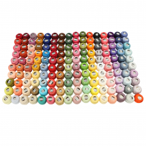 Amo 160 colori set taglia 8 filo di cotone perlato per fai da te ricamo all'uncinetto artigianale smocking applique 5 grammi palla 43 metri di lunghezza