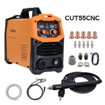 CNC Non HF Pilot Arc CUT55 CNC iYeah Macchina di taglio al plasma 110V/220V 55A Con la torcia dritta PT60/PTM60 taglio facile 25mm