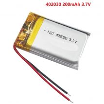 402030 200mAh 3.7V batteria ai polimeri di litio per braccialetto intelligente registratore vocale GPS Tablet PC strumento di addestramento per animali domestici batterie per Webcam