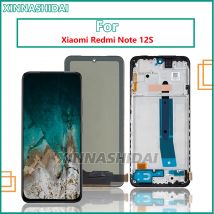 Tft für xiaomi redmi note 12s lcd display touchscreen digitalis ierer baugruppe ersatz nein/mit rahmen