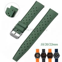 18/20/22mm Silikon band Schnell verschluss Sport Smartwatch Band Weich gummi Männer Frauen Universal atmungsaktives wasserdichtes Armband