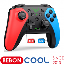 BEBONCOOL Wireless Controller For Nintend Switch OLED Console Pro Gamepad with 600mAh Battery Programmable Switch Controllers