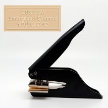 Embosser Stamp Customized Private Logo Customization Library Book Invitation Wedding Embossing Stamp Company  Card Seals DIY