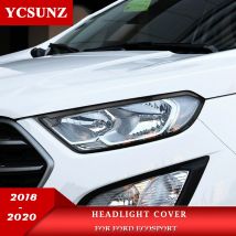 ABS Scheinwerfer Abdeckung Für Ford Ecosport 2018 2019 2020 Außen Teile Lampe Hauben Auto Zubehör