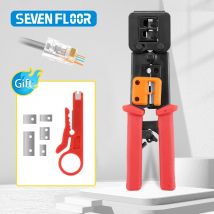 RJ45 Crimper Hand Netzwerk Werkzeuge Multifunktions Zangen Set RJ12 Cat5 Cat5E Cat6 8p8c Kabel Stripper Drücken Klemme Zange Clip