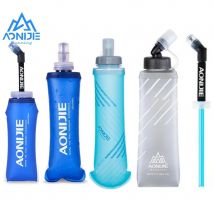 AONIJIE 250 ml 500 ml 600 ml weiche Flasche, zusammenklappbar, faltbar, Hüfttasche, Weste, Wasserflasche, TPU, BPA-frei, zum Laufen, Trinkrucksack
