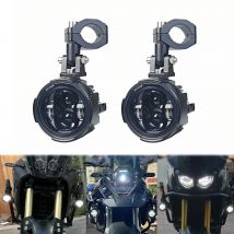 Moto HA CONDOTTO LA Lampada Ausiliaria Per BMW R1200GS F800GS ADV Yamaha MT07 MT09 CRF1000L Africa Twin Kawasaki Fendinebbia Moto Lampada