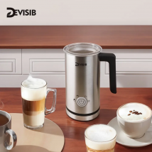 DEVISIB 4 in 1 elektrische Milch auf schäumer 300ml automatische Heiß-und Kalt schaum maschine für Kaffee Latte Cappuccino Macchiato heiße Schokolade