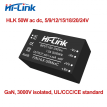 Hi-Link Original 50W 5V/9V/12V/15V/18V/20V/24V AC DC Netzteil Modul HLK-50M05C/50M12C/50M15C/50M24C