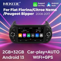 Mekede 7 Zoll für Fiat Fiorino Qubo Citroen Nemo Peugeot Bipper Autoradio Multimedia-Player Video Navigation Carplay GPS Autorad