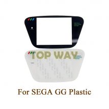 1PCS White Black For Sega Game Gear Replacement Plastic Screen Protector Cover Lens For GG Plastic