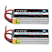 HRB 6S 5000mAh Lipo Batterie XT90-S Anti Funken Stecker 50C 22,2V Drone Batterie Quadcopter Hubschrauber Flugzeug auto Boot Lkw