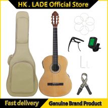 Classic Guitar 6 Strings 39 Inch Spruce Classical Guitar EQ Connectable Speakers With Bag Necessary Guitar Parts & Accessories