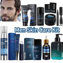 Männer Hautpflege Kit Männer Gesichts Feuchtigkeitscreme Creme Augencreme Gesichtsreiniger BB Creme Feuchtigkeitsspendende Lippenbalsam Sonnenschutz Augenmaske Set